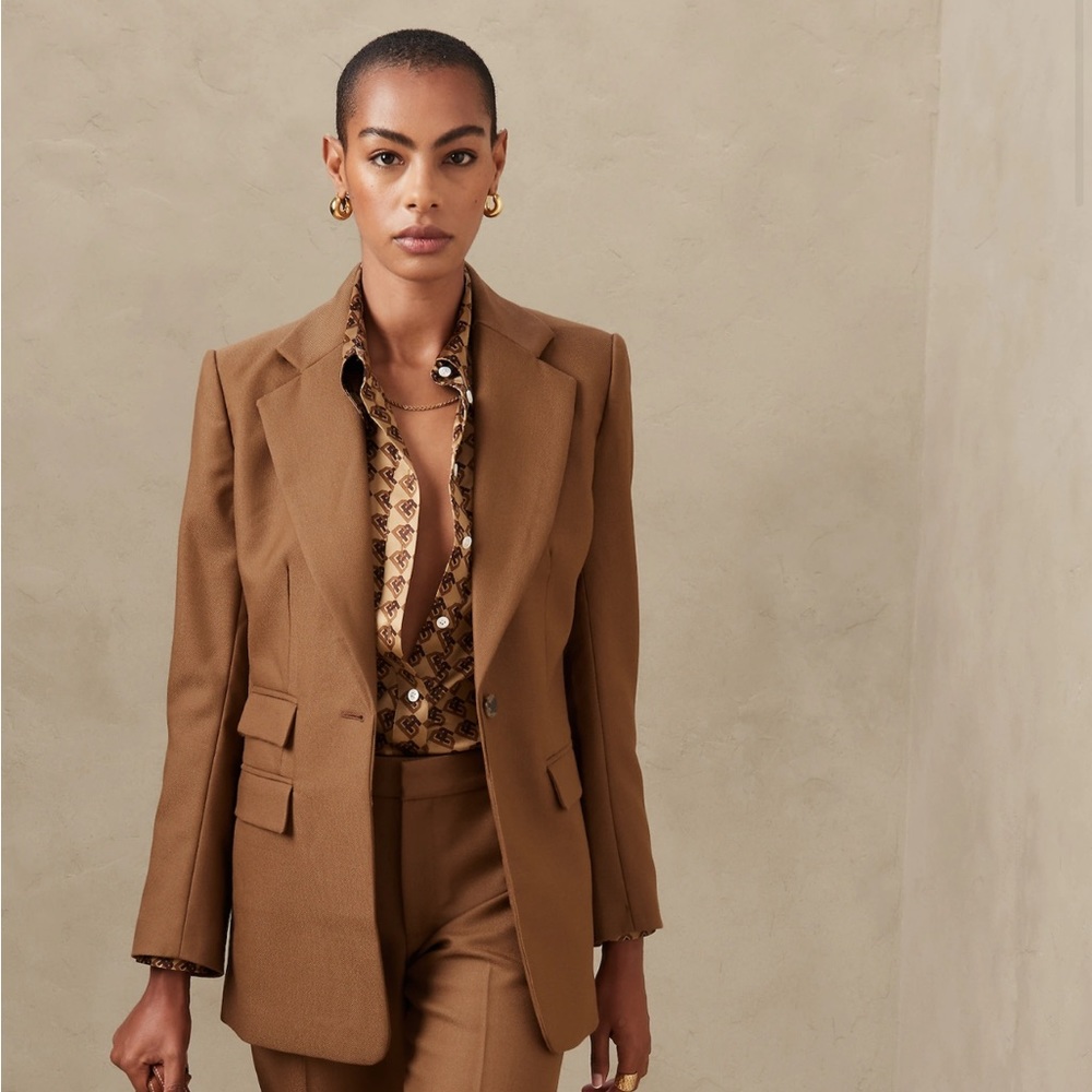 Banana Republic Brown Lido Blazer
